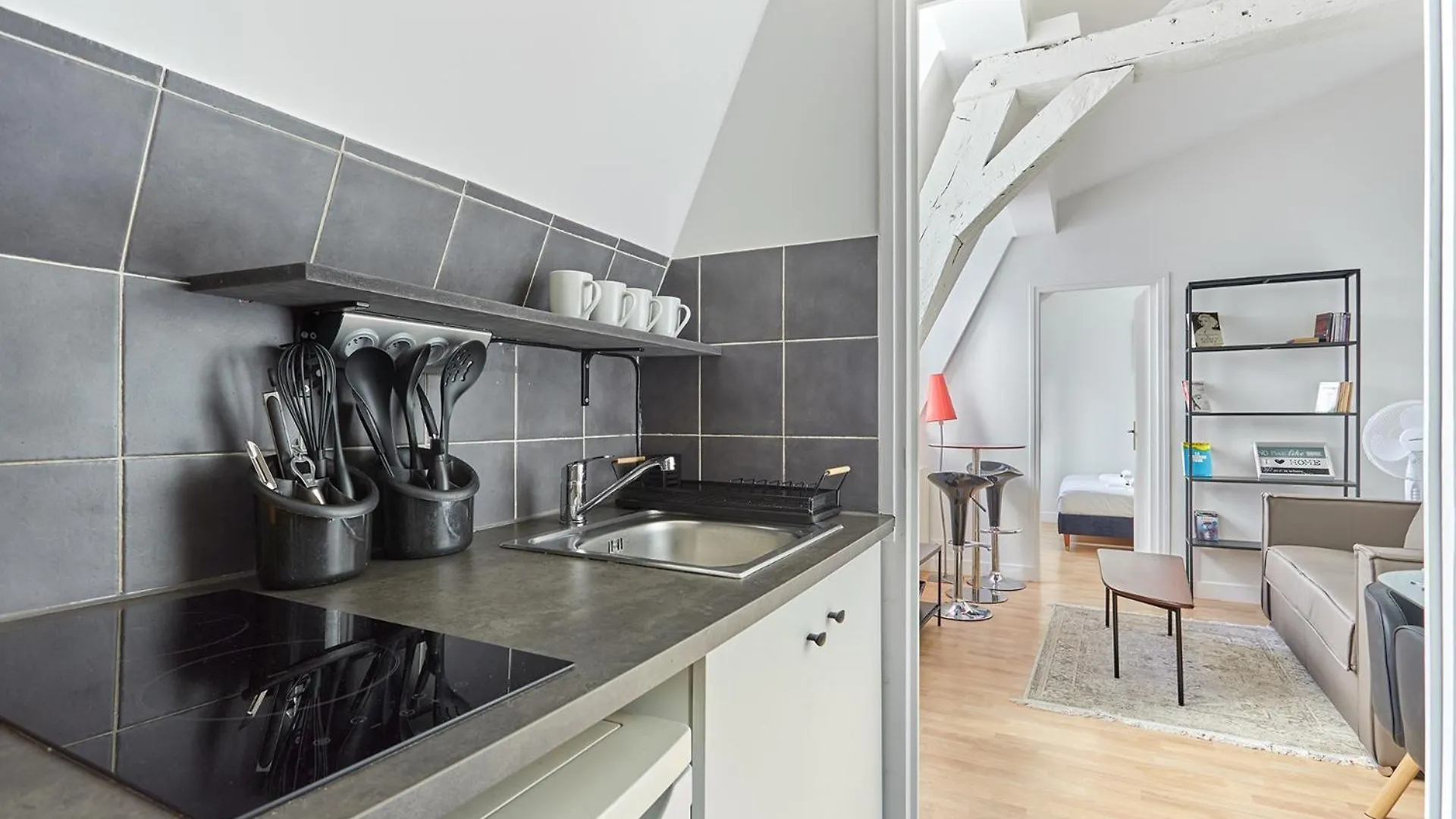 아파트 Charming 1 Bedroom Flat Coeur Du Marais By Studio Prestige 파리